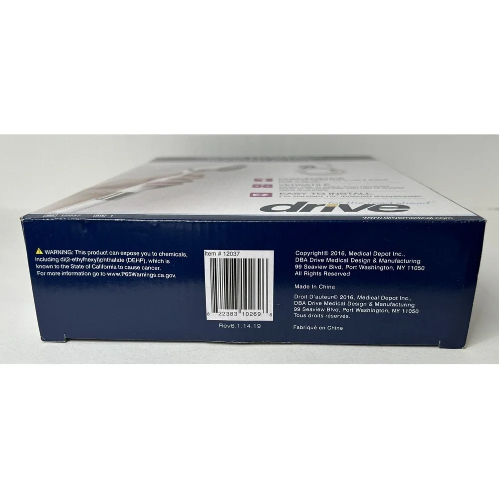 Drive Medical Deluxe Handheld Shower Spray White Shower Aid‎ Helper Easy